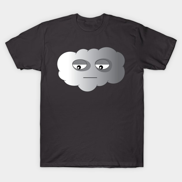 Sad Cloud T-Shirt by AlisonDennis